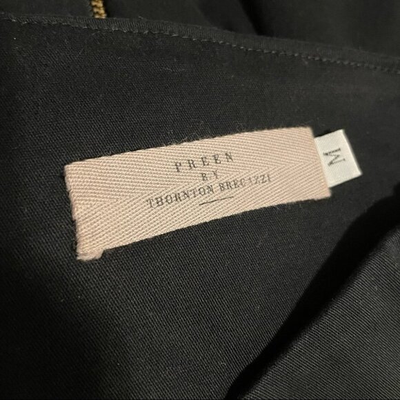 PREEN • black Lace-up One Shoulder Mini Dress - Picture 9 of 10